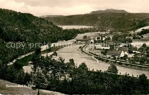 AK / Ansichtskarte Hennersdorf_Floeha Panorama 