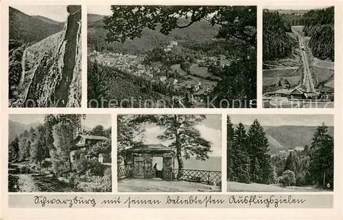 Schwarzburg_Thueringer_Wald Steilklippen Schwarzburg Trippstein Oberweissbacher Bergbahn Schweizerhaus Trippsteinhaeuschen Weg zur Fasanerie Schwarzburg_Thueringer