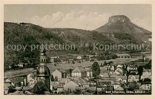 Bad_Schandau Panorama mit Lilienstein Bad_Schandau