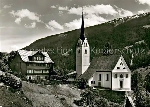 AK / Ansichtskarte Trun_GR Wallfahrtskirche Maria Licht mit Hospiz Trun_GR