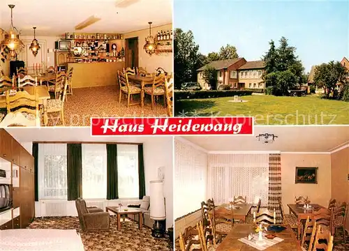 AK / Ansichtskarte Immenstedt_Nordfriesland Haus Heidewang Gastraeume Zimmer Immenstedt_Nordfriesland