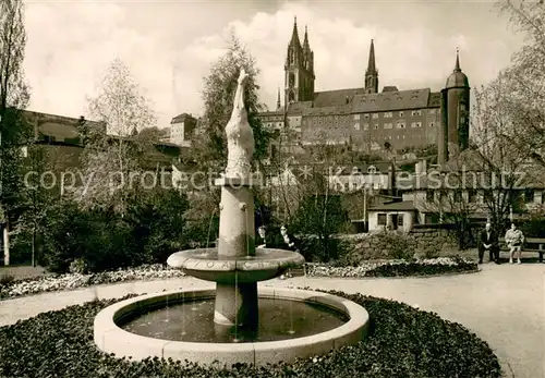 AK / Ansichtskarte Meissen_Elbe_Sachsen Kaendlerbrunnen Meissen_Elbe_Sachsen