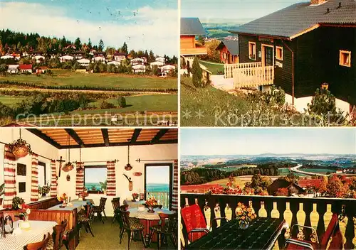 AK / Ansichtskarte Otterskirchen Bier Stueberl Wiechers Gaststube Terrasse Panorama Otterskirchen