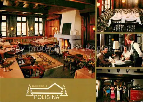 AK / Ansichtskarte Frickenhausen_Main Waldhotel Polisina Gaststube Tanzbar Frickenhausen Main