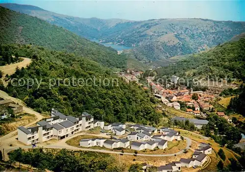 AK / Ansichtskarte Villefort_Lozere La ville et le lac Villefort_Lozere