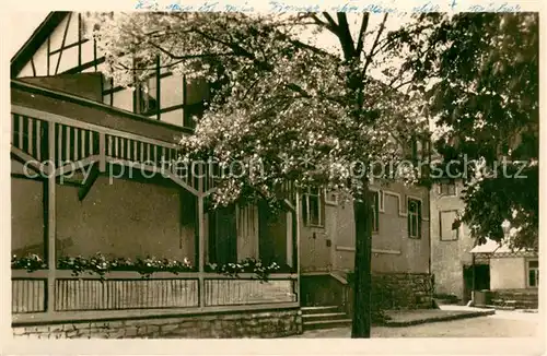 AK / Ansichtskarte Moerla_Rudolstadt Pension und Gaststaette Krieger Moerla_Rudolstadt