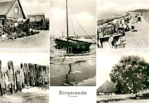 AK / Ansichtskarte Boergerende Teilansichten Strand  Boergerende