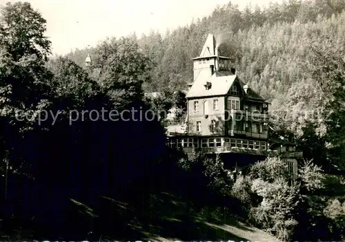 AK / Ansichtskarte Schwarzburg_Thueringer_Wald HO Hotel Schwarzaburg Schwarzburg_Thueringer