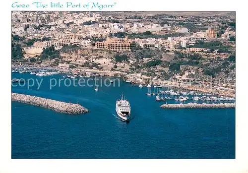 AK / Ansichtskarte Gozo_Malta The little port of Mgarr Air View Gozo_Malta