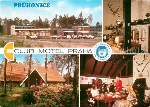 AK / Ansichtskarte Pruhonice Club Motel Praha Gastraeume Garten Pruhonice