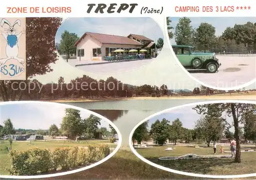 AK / Ansichtskarte Trept_38 Zone de Loisirs Camping des 3 Lacs 