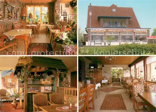 AK / Ansichtskarte Haffkrug_Ostseebad Hotel und Restaurant Haus am Meer Gastraeume Haffkrug_Ostseebad