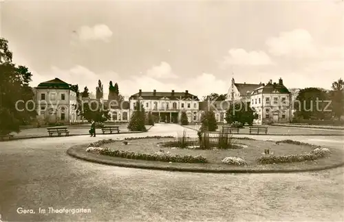 AK / Ansichtskarte Gera Theatergarten Parkanlagen Gera