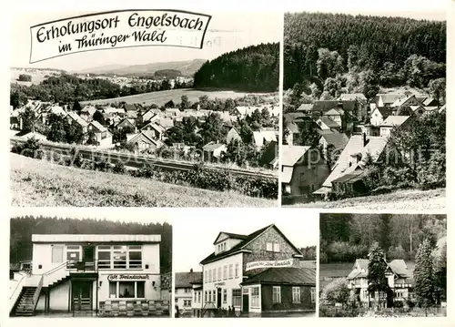 AK / Ansichtskarte Engelsbach Panorama Cafe Freundschaft Gaststaette Zum Paradies Engelsbach