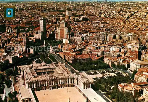 AK / Ansichtskarte Madrid_Spain Fliegeraufnahme Madrid Spain