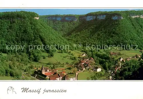 AK / Ansichtskarte Baume les Messieurs_39 Paysages du massif jurassien Vue aerienne 