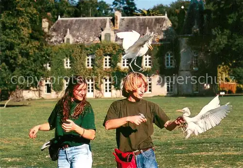 AK / Ansichtskarte Muzillac Schloss Branfere Tierpark Muzillac