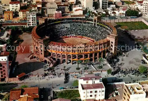 AK / Ansichtskarte Palma_Mallorca Plaza de Toros Fliegeraufnahme Palma Mallorca