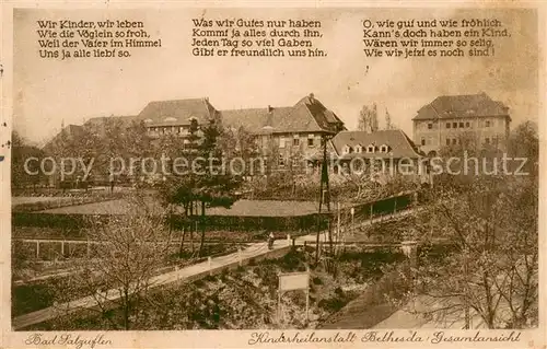 AK / Ansichtskarte Bad_Salzuflen Kinderheilanstalt Bethesda Gesamtansicht Bad_Salzuflen