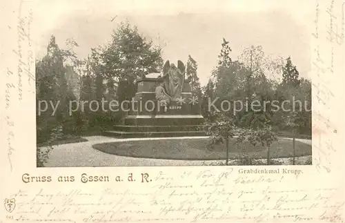 AK / Ansichtskarte Essen__Ruhr Grabdenkmal Krupp 