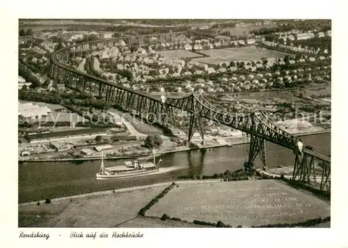 AK / Ansichtskarte Rendsburg Hochbruecke Kupfertiefdruck Rendsburg