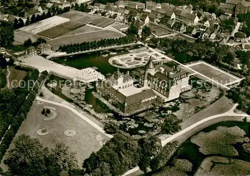 AK / Ansichtskarte Anholt Fliegeraufnahme Wasserburg Musuem Park Anholt