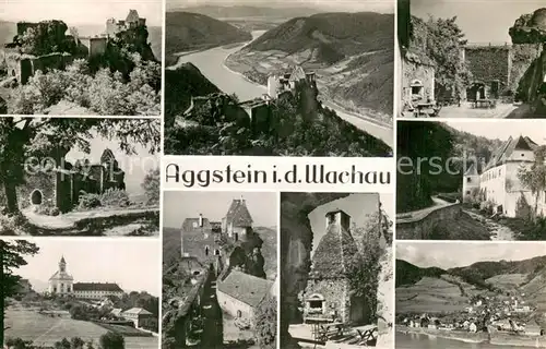 AK / Ansichtskarte Aggstein_Burgruine Teilansichten Aggstein_Burgruine