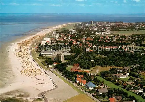 AK / Ansichtskarte Cuxhaven_Nordseebad Fliegeraufnahme Cuxhaven_Nordseebad