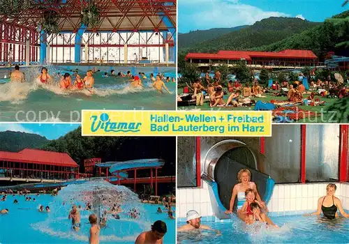 AK / Ansichtskarte Bad_Lauterberg Hallen Wellen und Freibad Details Bad_Lauterberg