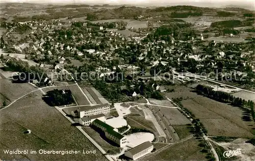 AK / Ansichtskarte Waldbroel Fliegeraufnahme Waldbroel