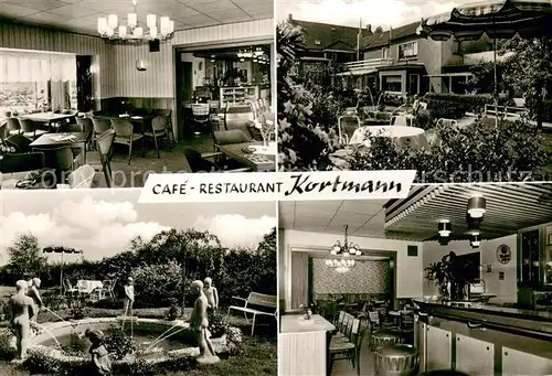 AK / Ansichtskarte Recklinghausen_Westfalen Cafe Restaurant Kortmann Henrichenburg Recklinghausen_Westfalen