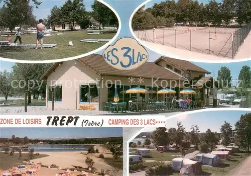 AK / Ansichtskarte Trept_38 Camping des 3 Lacs Vue partielle 