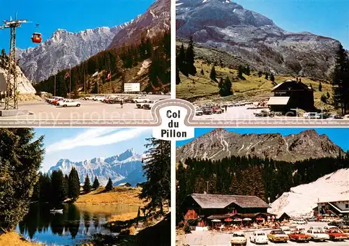 AK / Ansichtskarte Col_du_Pillon Seilbahn Bazar Col du Pillon Panorama Col_du_Pillon