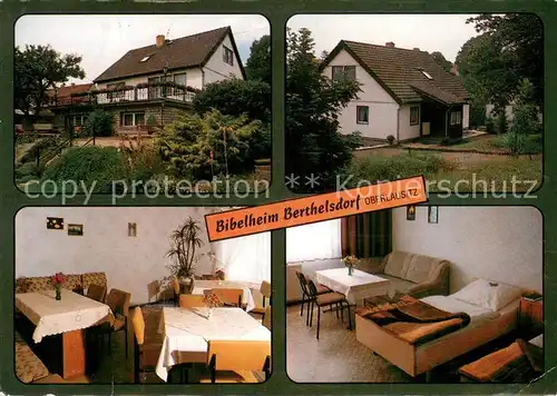 AK / Ansichtskarte Berthelsdorf_Herrnhut Bibelheim Berthelsdorf Gaststube Zimmer 