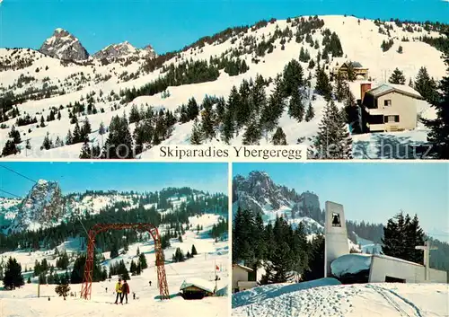 AK / Ansichtskarte Ybergeregg Panorama Hotel Passhoehe Kulm Skilift Ybergeregg