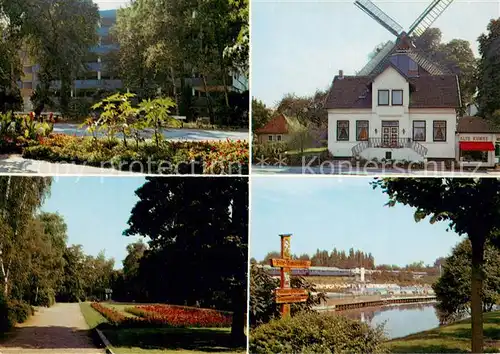 AK / Ansichtskarte Bergedorf__Hamburg Schlosspark Bergedorfer Muehle Bille Bad 