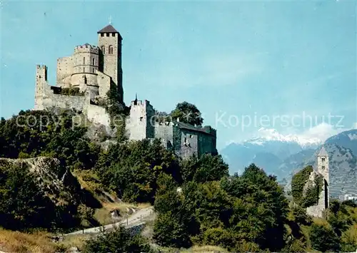 AK / Ansichtskarte Sion__Sitten_Seduno_VS Eglise de Valere et Chapelle de Tous les Saints 