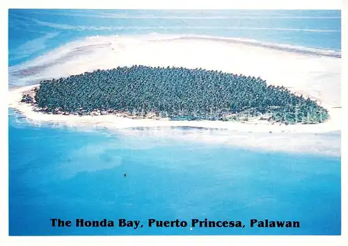 AK / Ansichtskarte Honda_Bay_Puerto_Princesa_Philippinen Fliegeraufnahme 