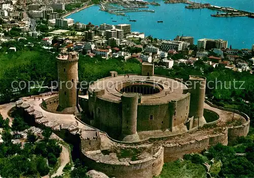 AK / Ansichtskarte Palma_de_Mallorca Castillo de Bellver Fliegeraufnahme Palma_de_Mallorca