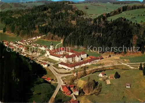 AK / Ansichtskarte Fischingen_TG Ehem Benediktinerkloster Fliegeraufnahme Fischingen TG