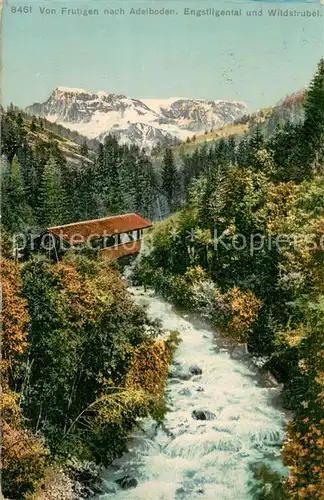 AK / Ansichtskarte Adelboden Engstligental und Wildstrubel Adelboden