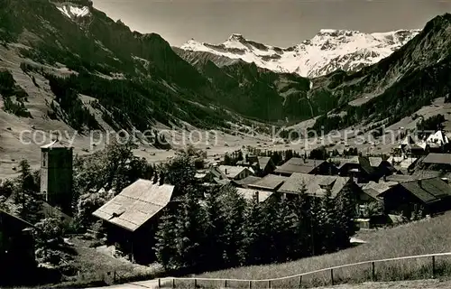 AK / Ansichtskarte Adelboden mit Steghorn und Wildstrubel Adelboden