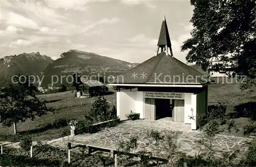 AK / Ansichtskarte Spiez_Thunersee_BE Lobpreis Kapelle Aeschiried Spiez_Thunersee_BE