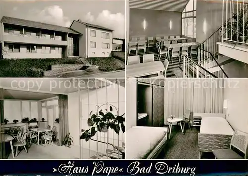 AK / Ansichtskarte Bad_Driburg Haus Pape Innenansichten Bad_Driburg