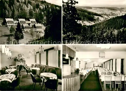 AK / Ansichtskarte Erlbach_Vogtland Panorama Ferienheim Gastraeume Erlbach_Vogtland