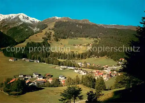 AK / Ansichtskarte Churwalden mit Pradaschier und Faulbergegg Churwalden