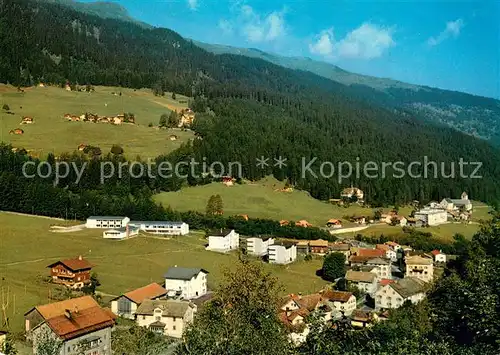 AK / Ansichtskarte Churwalden mit Pradaschier Churwalden