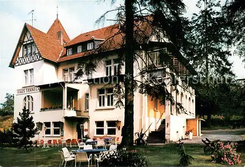 AK / Ansichtskarte Arnsberg_Westfalen Hotel Pension Haus Tanneck Informationen Arnsberg_Westfalen