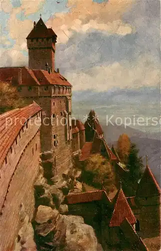 AK / Ansichtskarte Alsace_Elsass Schloss Alsace Elsass