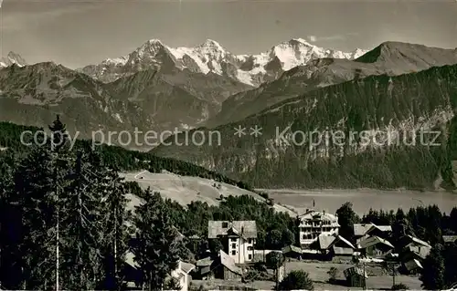 AK / Ansichtskarte Beatenberg_BE Eiger Moench Jungfrau 